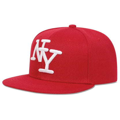 Unisex Letter Embroidery Hip-hop Hats Snapback Caps