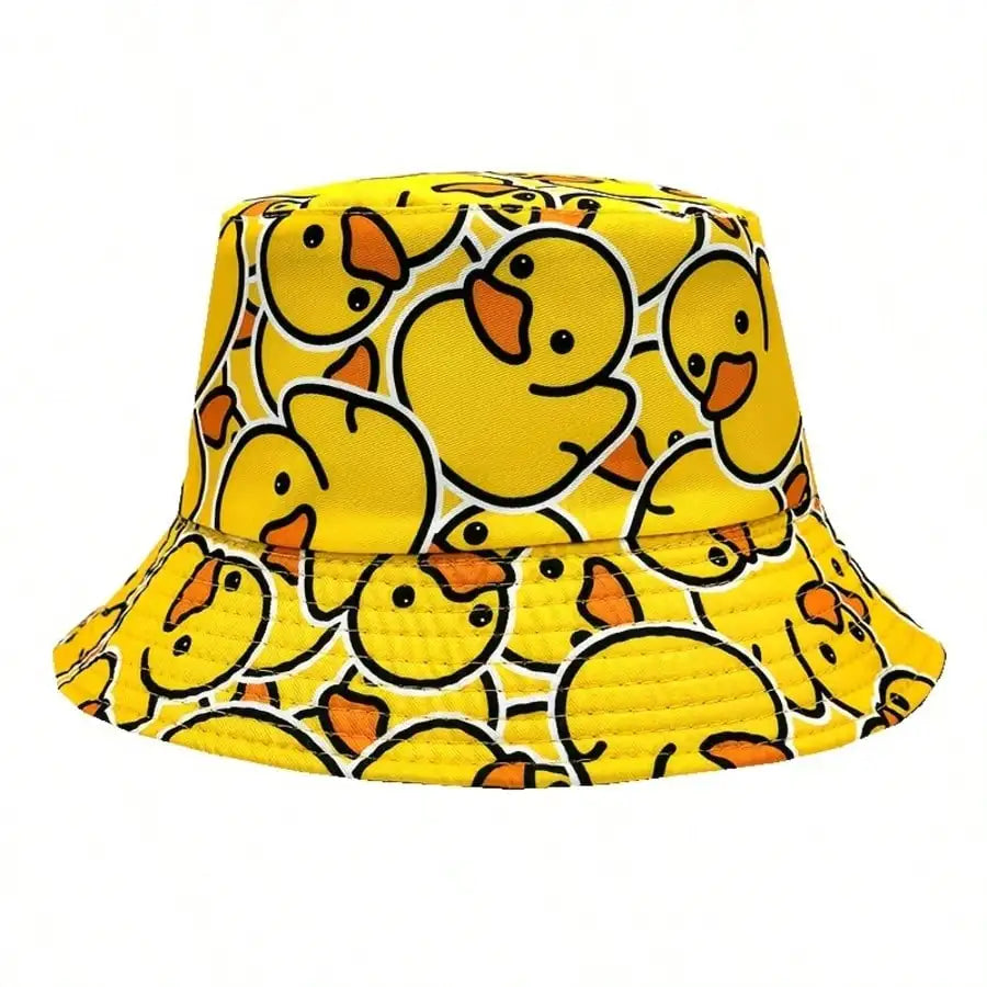 Reversible Yellow Duck Bucket Hat