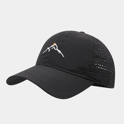 New Sunrise Mountain Peak Sun Embroidered Hat Baseball Cap