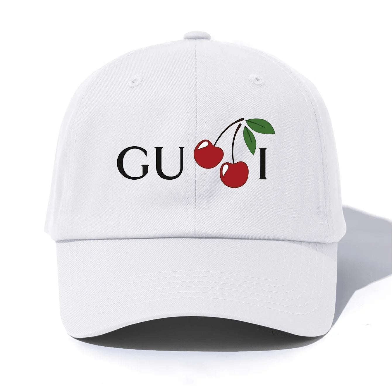 Cucci Cherry Print Baseball Cap