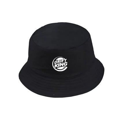 Bucket Hat Summer Fisherman Fishing Hat Summer Caps Drift King Printed Outdoor Cotton Sun Protection Cap