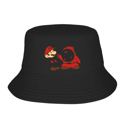 Vocation Getaway Headwear Marios Game Bucket Hat Style Unisex Sun Hat