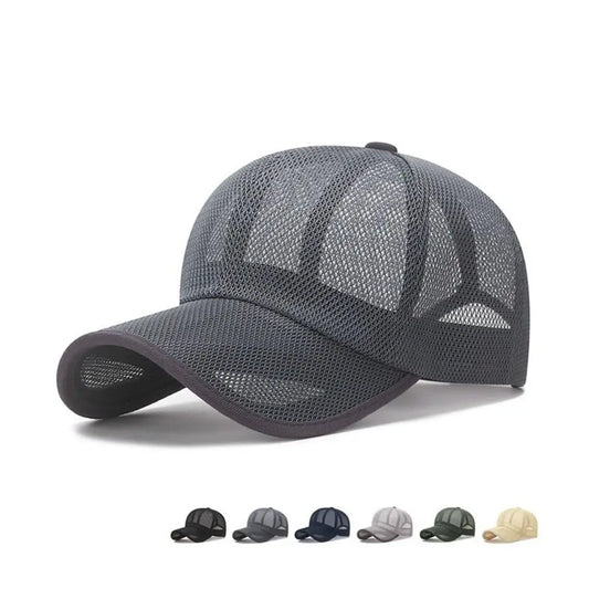 Quick Dry Full Mesh Caps Adjustable Sun Protection Summer Baseball Cap