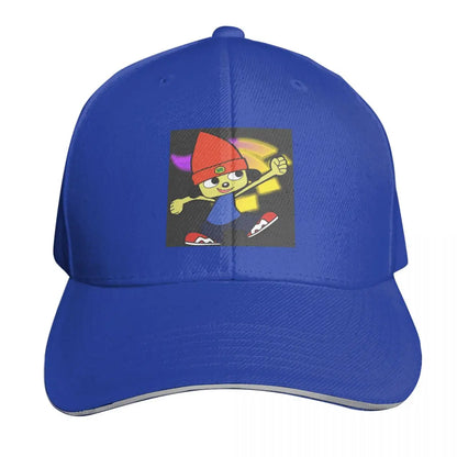 Parappa The Rapper Patchc Cartoon Game Cap Fashion Casual Baseball Caps