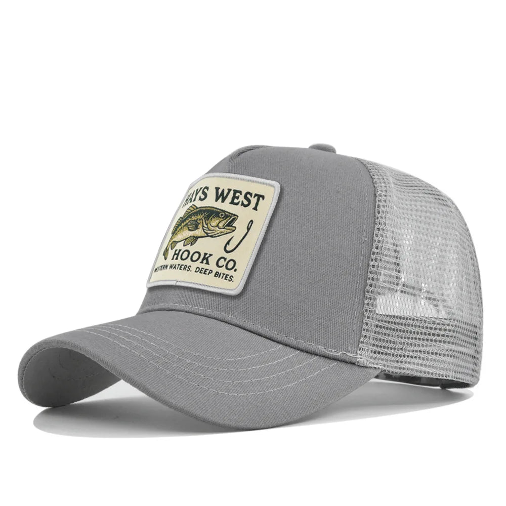 High Quality Fishing Embroidery Baseball Cap