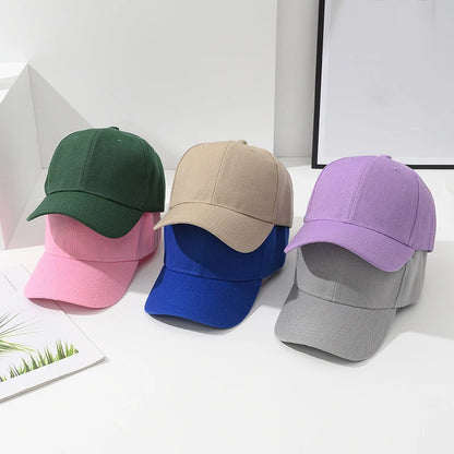Candy Color Cute Baseball Caps For Children Kids