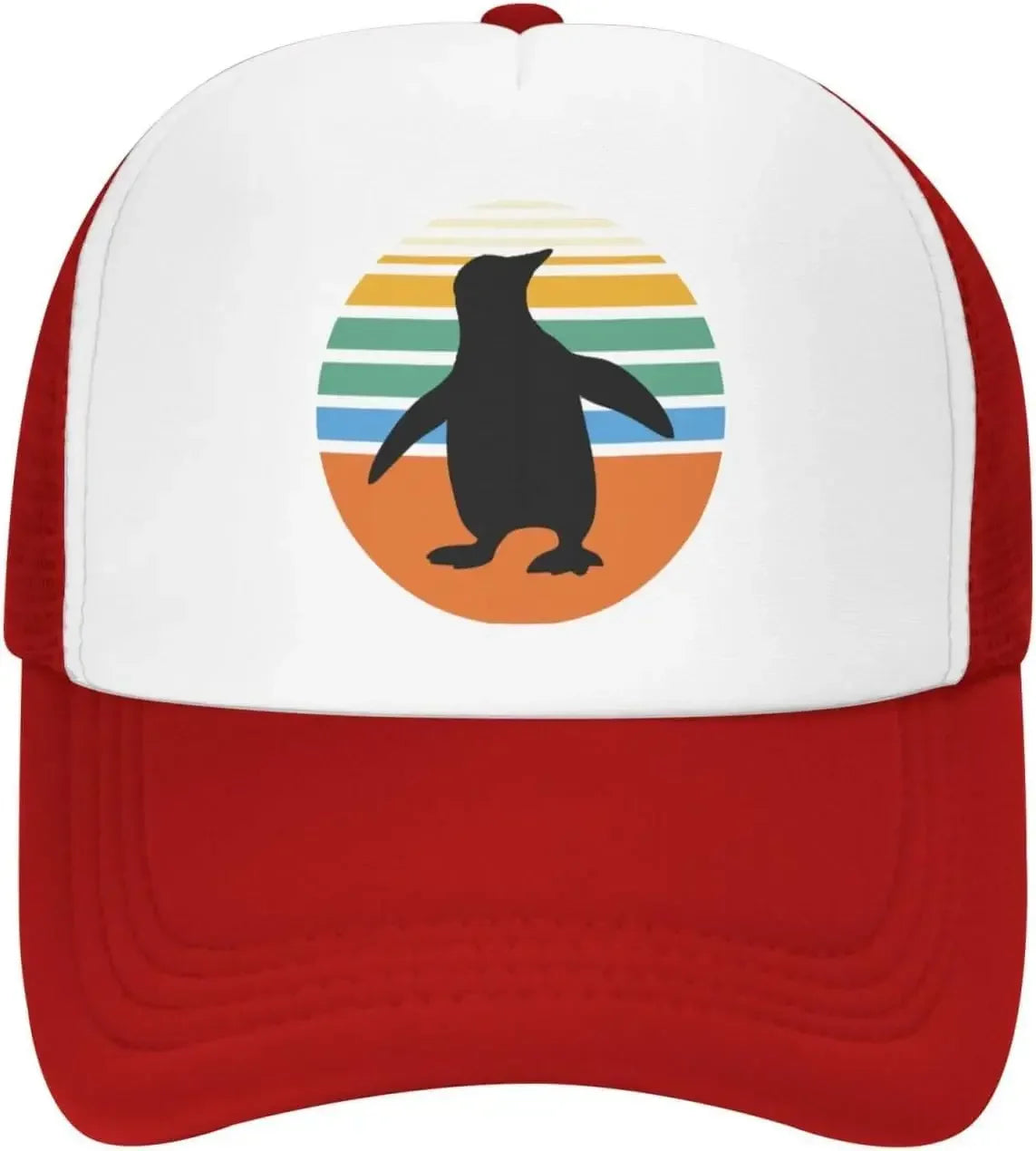 New Vintage Penguin Mesh Baseball Cap