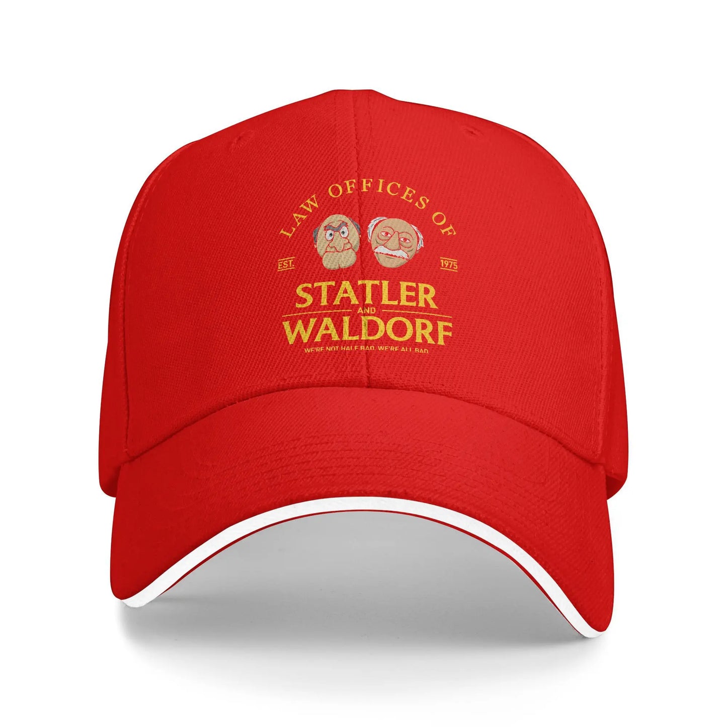 New Statler And Waldorf Law Offices Muppets Golf Hat Men Women