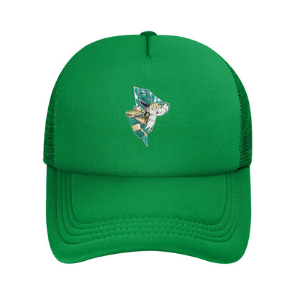 Adult Power Rangers Trucker Hat Curved Mesh Baseball Cap