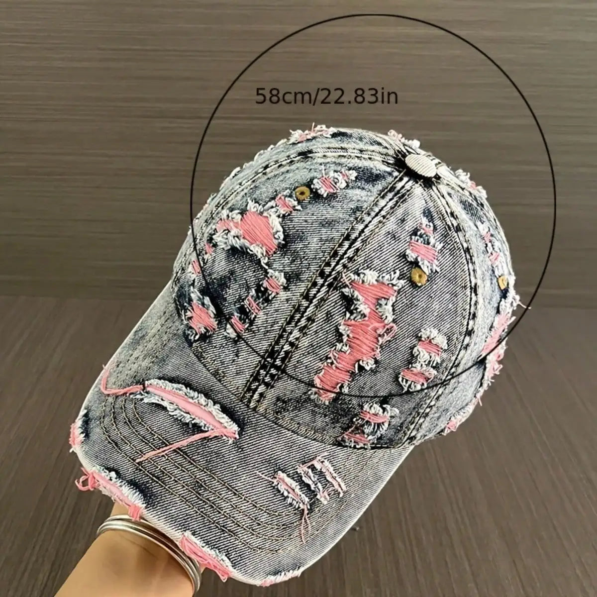 Fashion Retro Washed Denim Baseball Cap