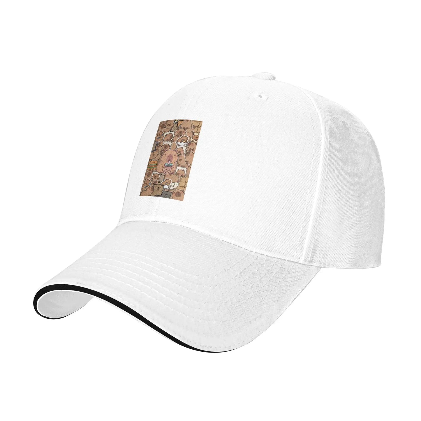 Cute Capybara Be Cappy Cap Casual Baseball Caps