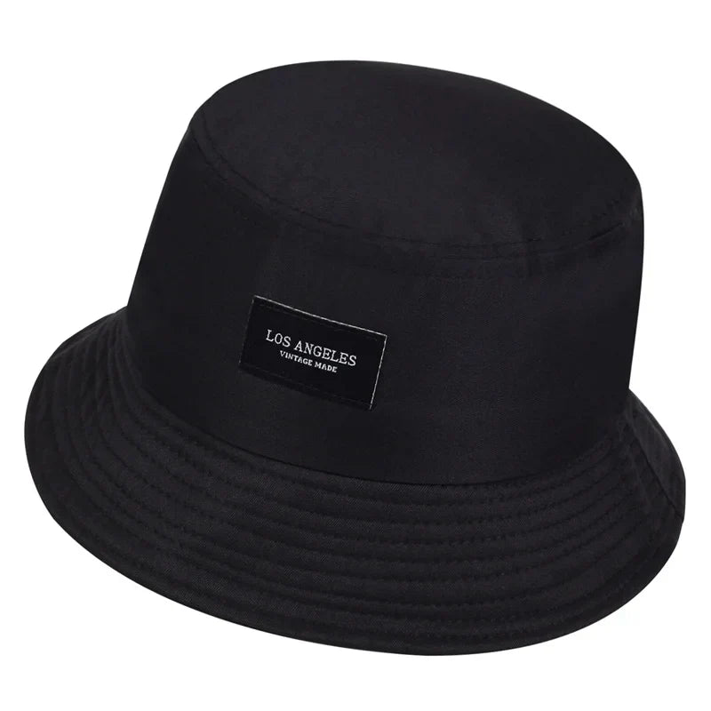 Los Angeles Bucket Hat Letter Embroidered Hip Hop