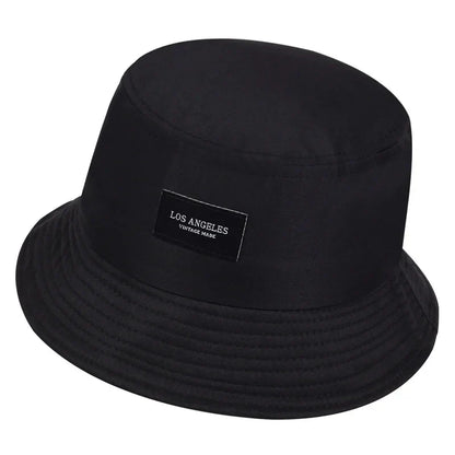 Los Angeles Bucket Hat Letter Embroidered Hip Hop