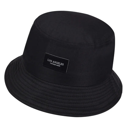Los Angeles Bucket Hat Letter Embroidered Hip Hop Panama Hats For Men Women