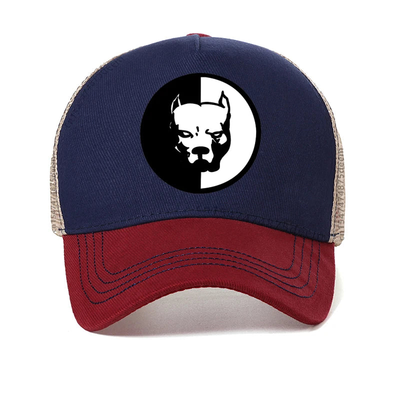Pitbull Dog Mesh Baseball Cap