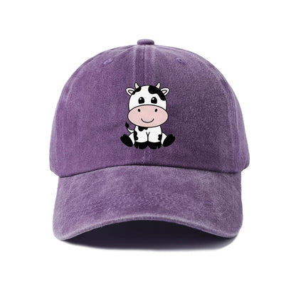 Cute Animal And Love Art Graphic Vintage Washed Baseball Cap