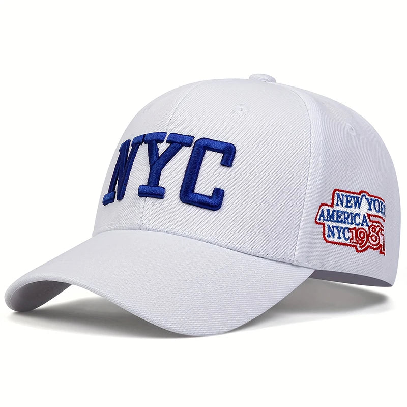 Unisex NYC Embroidery Baseball Caps Spring And Autumn