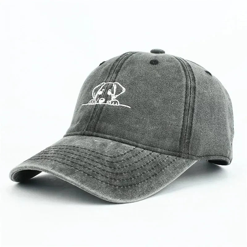 Spring Cotton Cartoon Embroidery Casquette Baseball Cap
