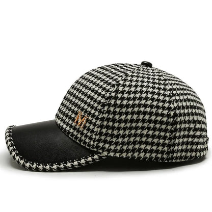 Fashions Check Baseball Cap For Women