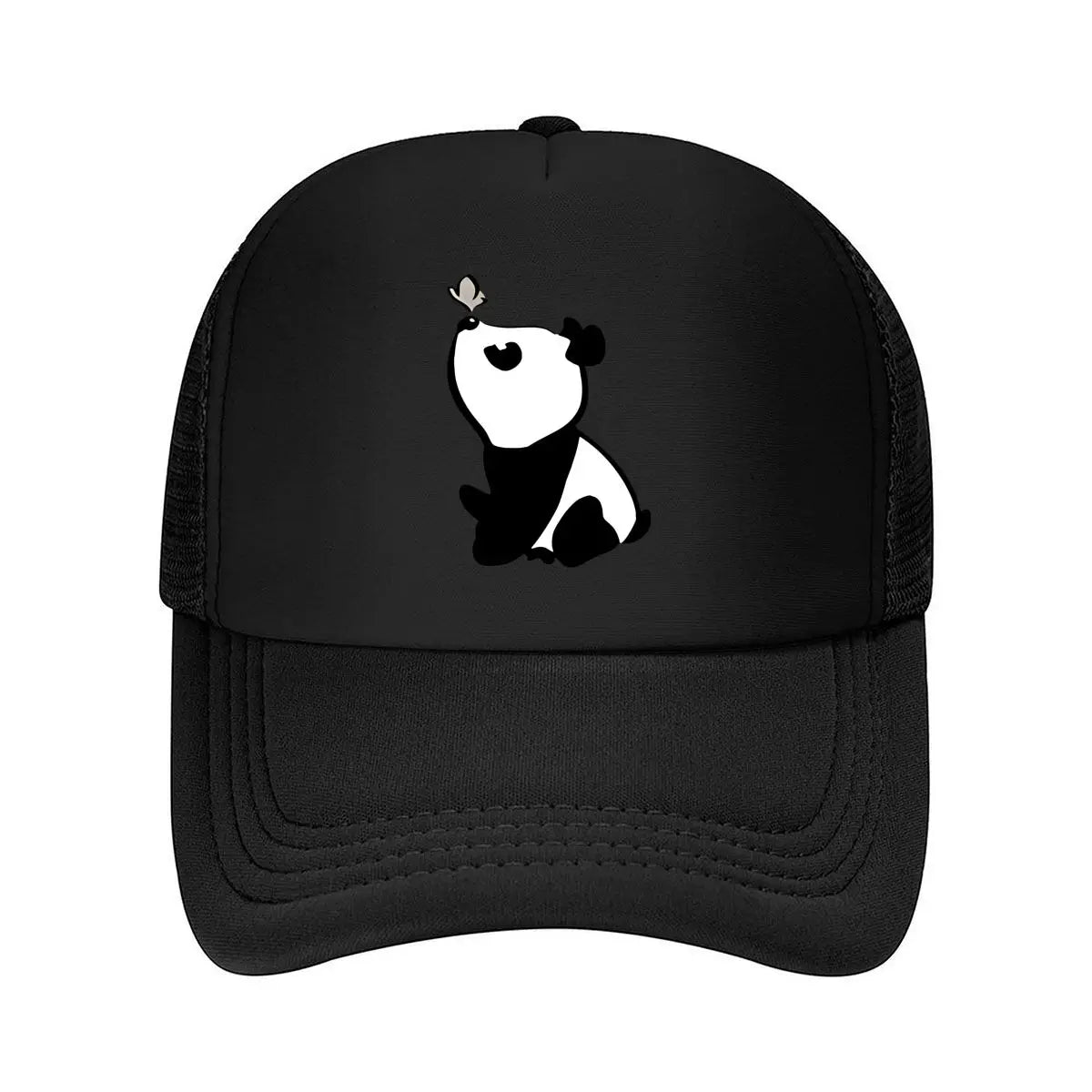 Cute Panda Print with Cute Panda & Heart Baseball Cap
