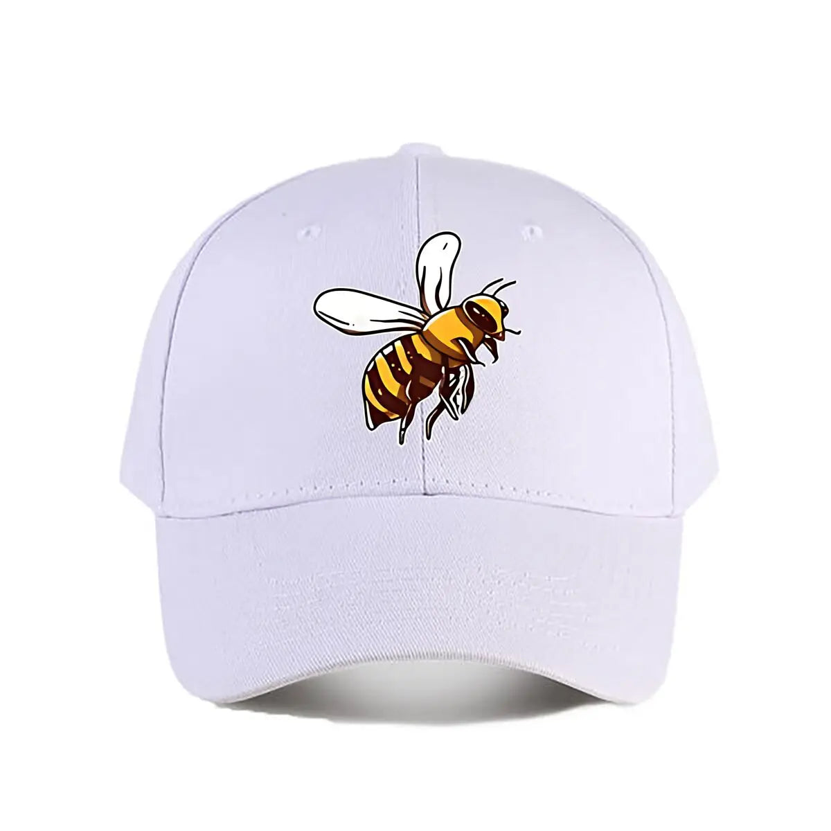 Cartoon Bee Vinyl Sticker For Laptop Car Baseball Cap