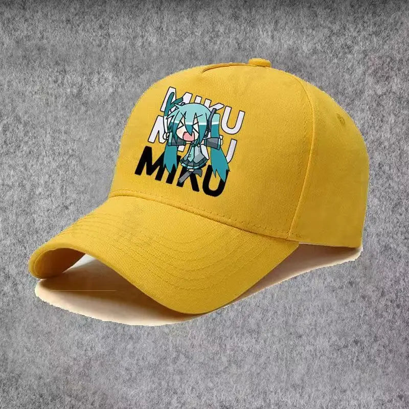 Wandai Hatsune Miku Animation Peripheral Printed Baseball Hat