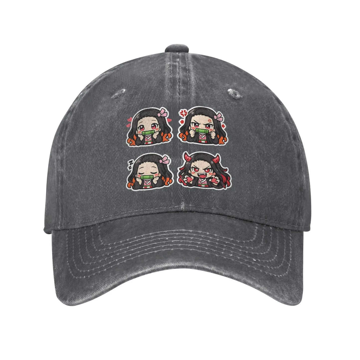 Chibi Nezuko Kamado Baseball Caps Peaked Cap Demon Slayer