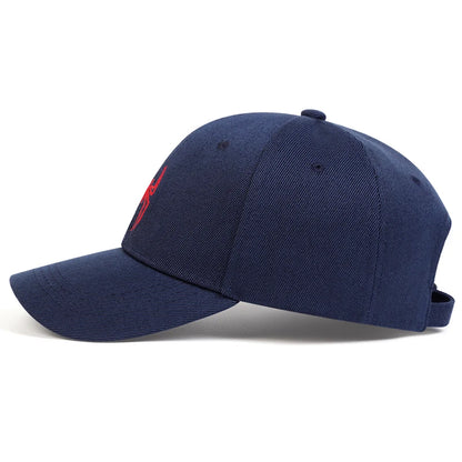 Unisex Spider Embroidery Baseball Caps