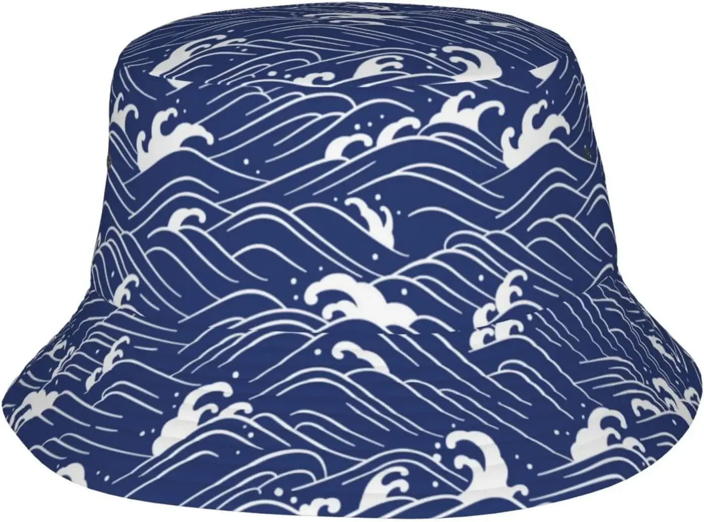 Japanese Wave Fisherman Cap Hip Hop Gorras Summer Unisex Printing Bucket Hat