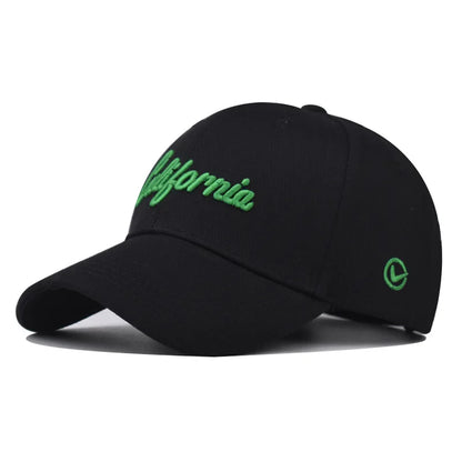 New Mens Baseball Cap 3d California Embroidery Dad Hat