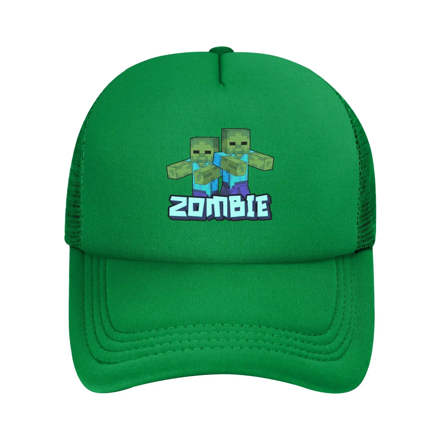 Unisex Creepers mob sticker Trucker Cap Mesh Baseball Cap