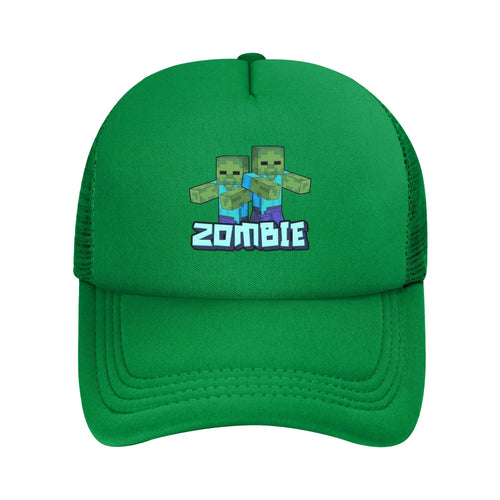 Adult Creepers Zombie Hostile Mob Character Baseball Caps
