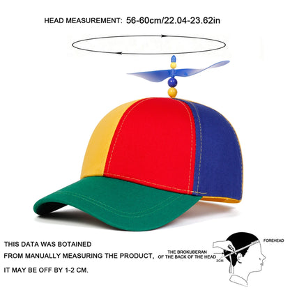 Unisex Propeller Splicing Baseball Caps