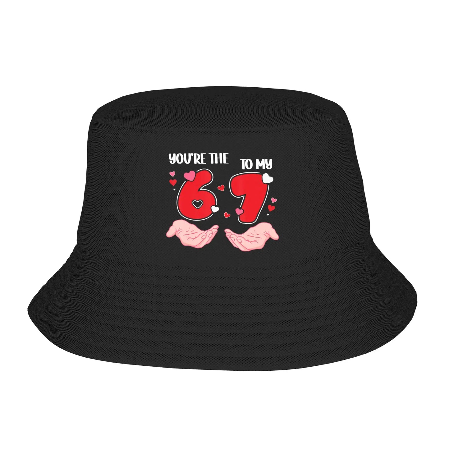 Funny Six Seven 67 Meme Bucket Hat