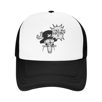 Trafalgar D Law One-Pieces Flag Mesh Baseball Cap