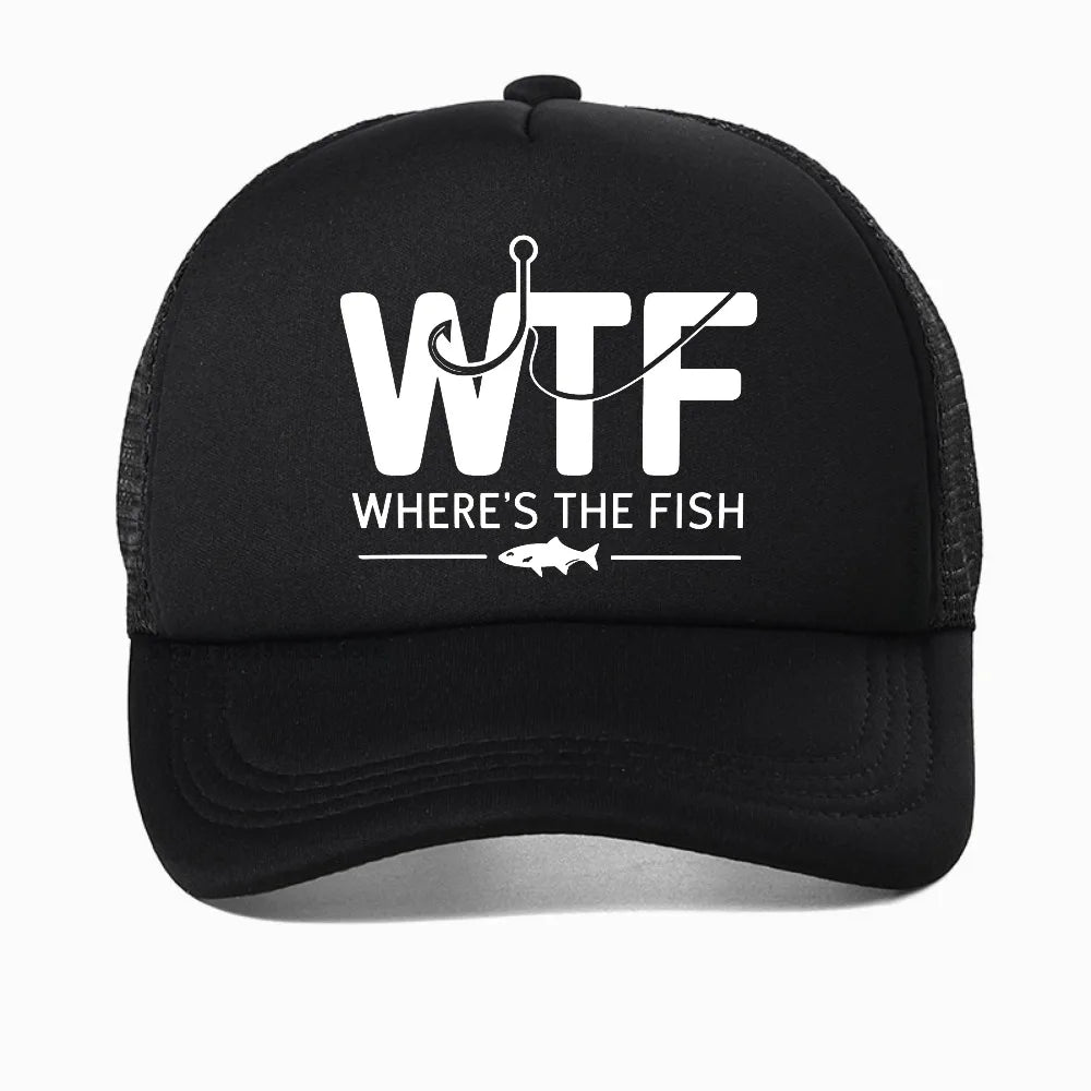 WTF Fish Baseball Cap