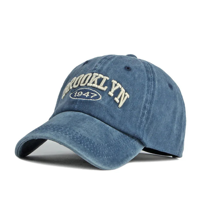 NEW YORK Washed Cotton Cap For Men Women Gorras Baseball Caps