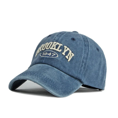 NEW YORK Washed Cotton Cap For Men Women Gorras Baseball Caps