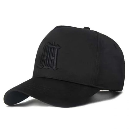 Fashion Gothic Letter M Embroidery Baseball Caps