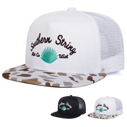 Unisex SOUTHERN STRING Embroidery Hip-hop Net Hats Baseball Caps Sunscreen Hat Cap Snapback Caps