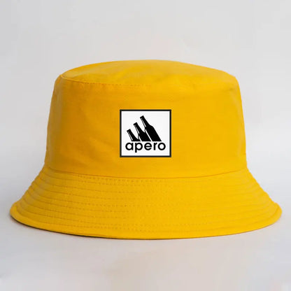 Adult Pastis APERO Bobs Man Reversible Bucket Hat Men Women