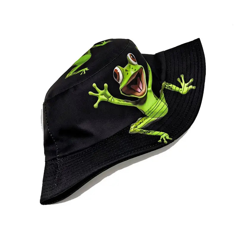 Four Seasons Polyester Cartoon Print Bucket Hat