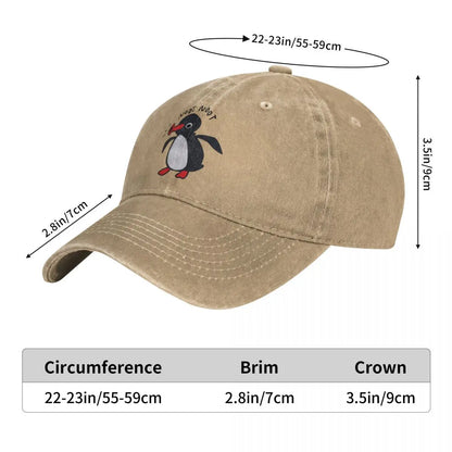 Noot Baseball Cap Men Hats Women Visor Pingu Pinga Penguin TV Caps