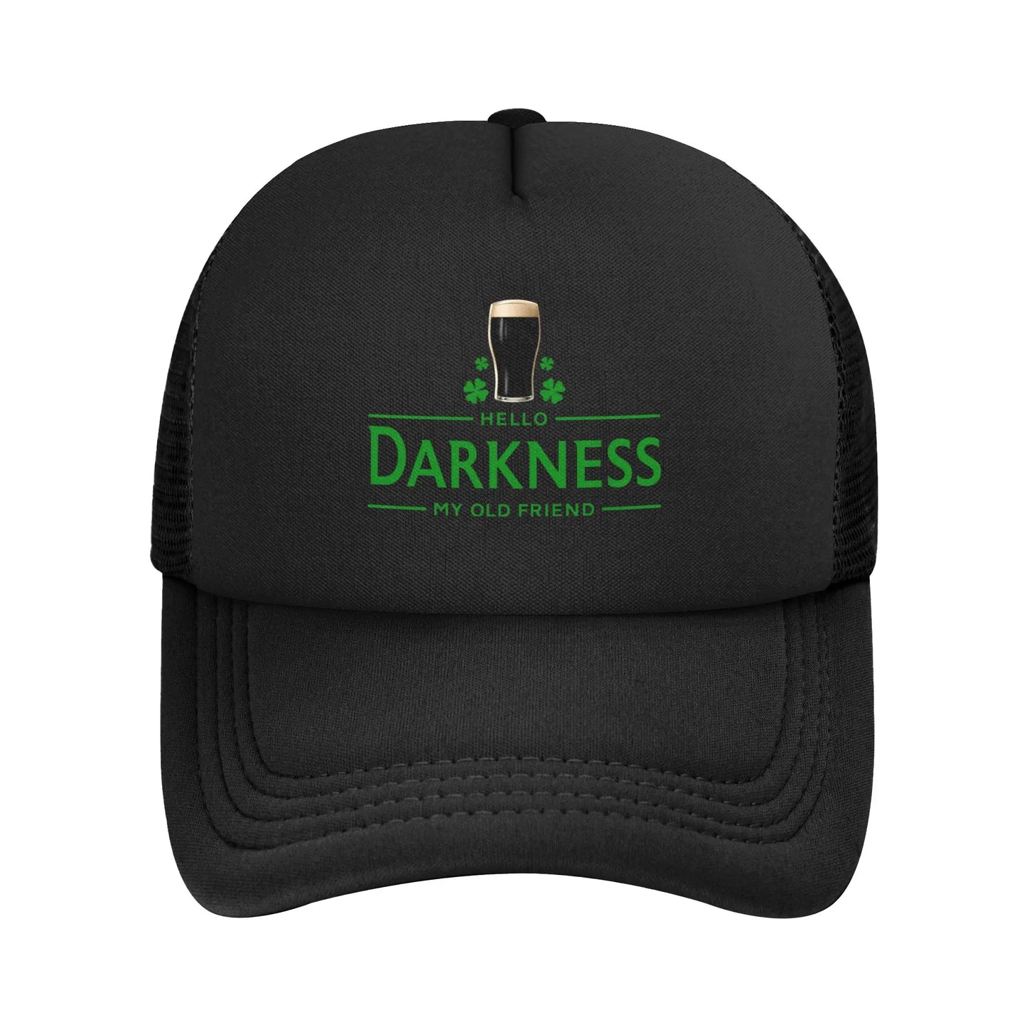 Hello Darkness My Old Friend Irish Beer Baseball Caps