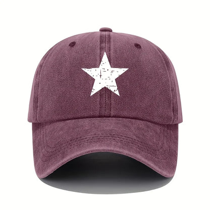 Star Print Baseball Cap