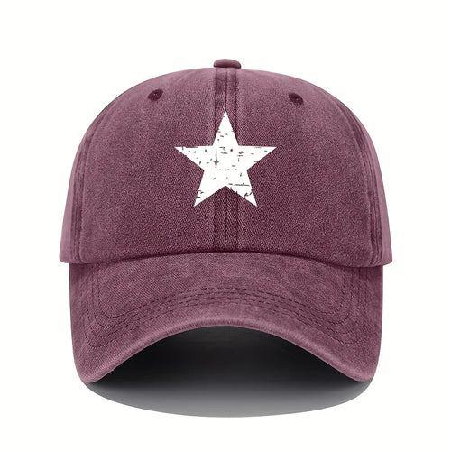 Star Print Baseball Cap