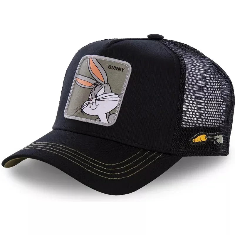 High Quality Brand Anime Cartoon Snapback Cotton Baseball Cap Men Women