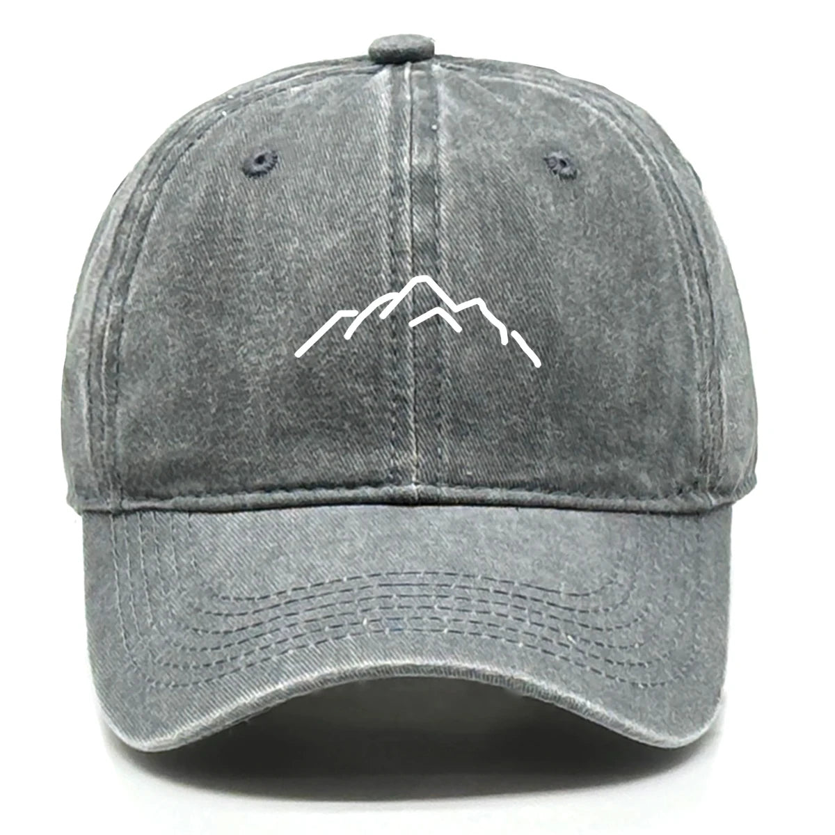 Unisex Washed Cotton Cap Mountain Vintage Baseball Cap