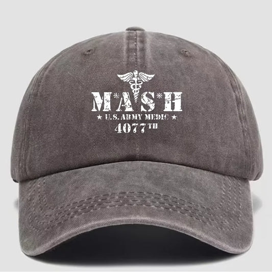 Retro Baseball Cap MASH 4077 Fashionable Printed Baseball Cap