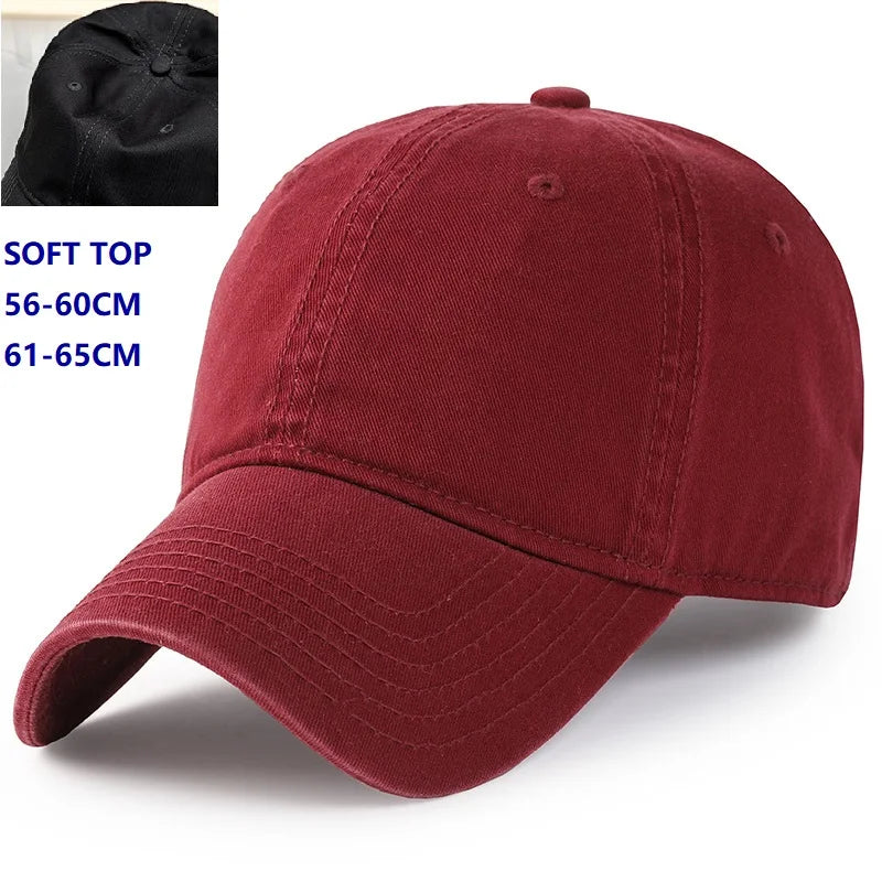 Oversize XXL 100% Cotton Baseball Cap